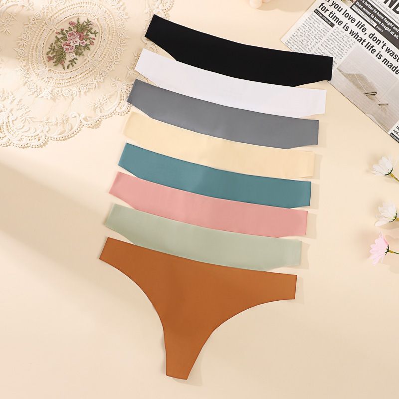 Seamless Comfortable Low-Rise Women Underwear Everyday Invisible Solid Panty  Sexy Lingerie Briefs For Ladies Sexy Panties women Underwear Thong Woman Seamless