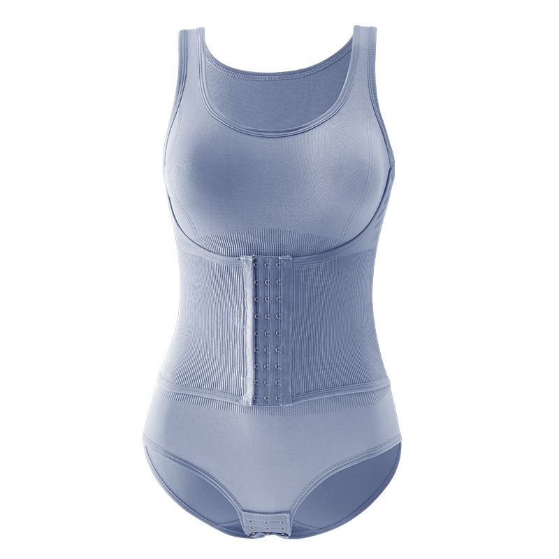Bodysuit Shapewear Double Breasted Tummy Control Body Shaper Postpartum Slimming Woman Waist Trainer Flat Belly Comfort Corset Summer Sexy Bodysuit Shapewear