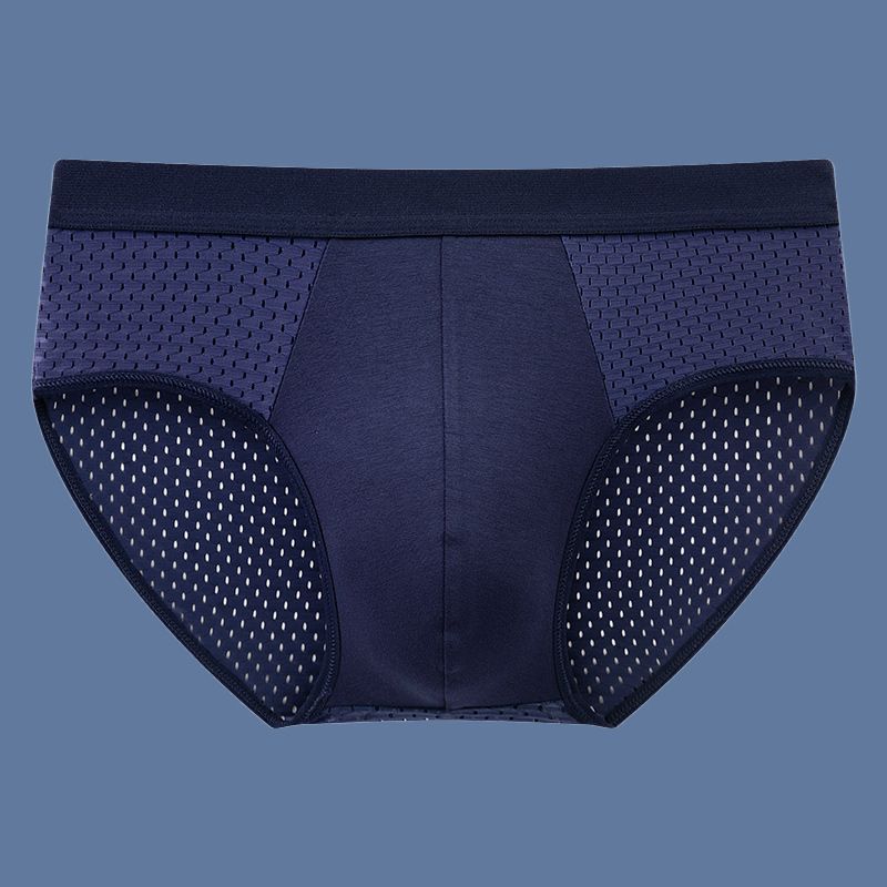 Men Underwear Male Thin Breathable Triangle Panties for Men's Ice Silk Briefs Mesh Sexy  for men's Shorts Men's Briefs  Large Size Sexy Panties Male Shorts Lingerie Breathable Underpants