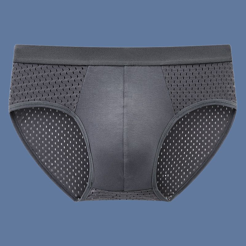 Men Underwear Male Thin Breathable Triangle Panties for Men's Ice Silk Briefs Mesh Sexy  for men's Shorts Men's Briefs  Large Size Sexy Panties Male Shorts Lingerie Breathable Underpants