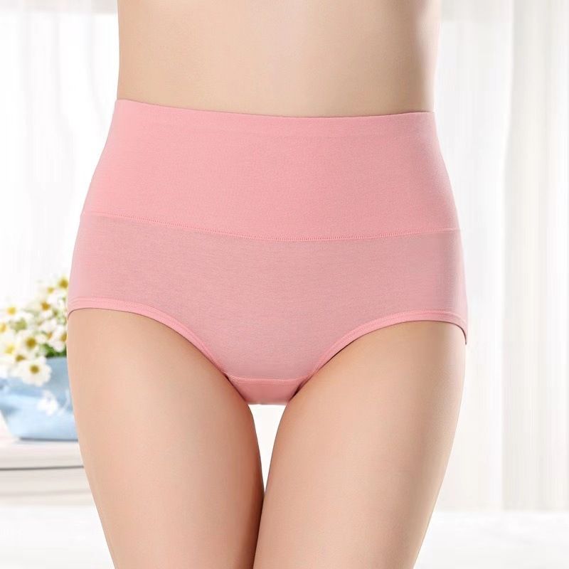 4 Pcs High Waist Underwear Cotton Panties Women Body Slim Abdominal Underwear Plus Size Girls Briefs Female Lingerie Shaper  Cotton Panties Women Body Shaper  Fashion Girls Briefs Seamless