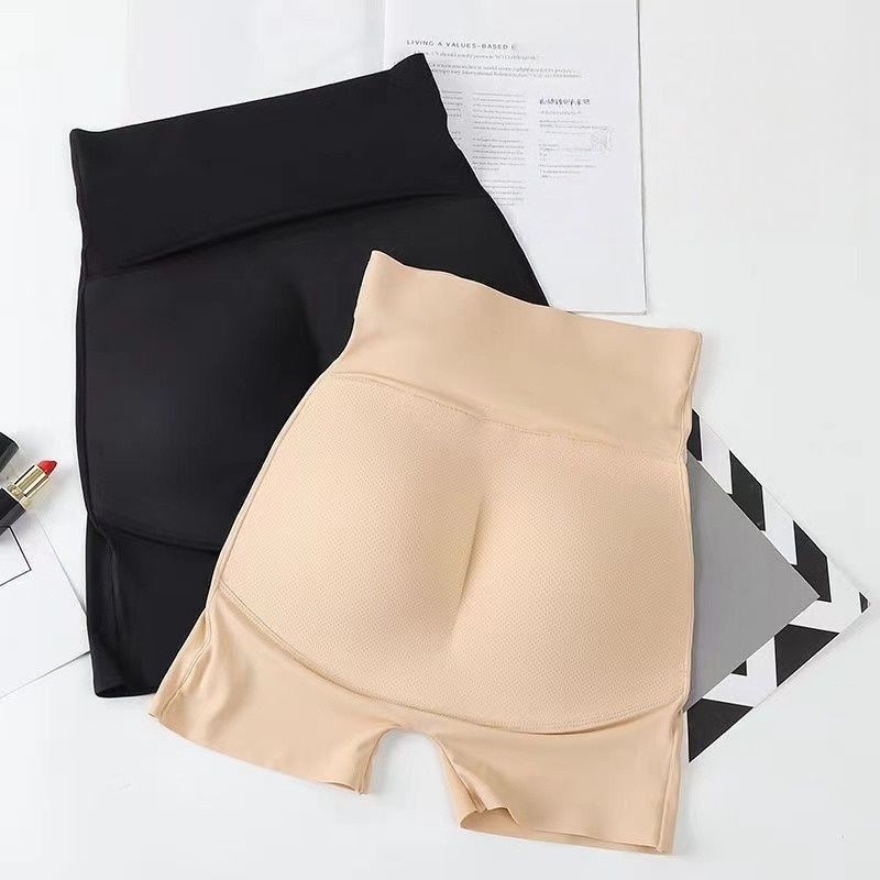 Butt Lifter Pants Women Fake Buttocks Plump Hips Body Shaping Panties Fake Ass Pad Shapewear Safety Shorts For Ladies