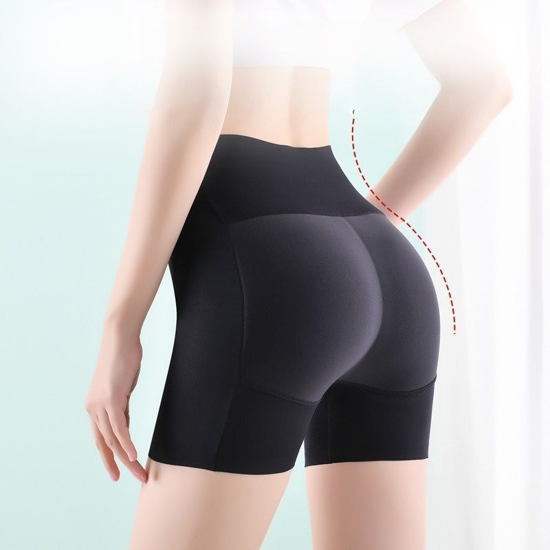 Butt Lifter Pants Women Fake Buttocks Plump Hips Body Shaping Panties Fake Ass Pad Shapewear Safety Shorts For Ladies