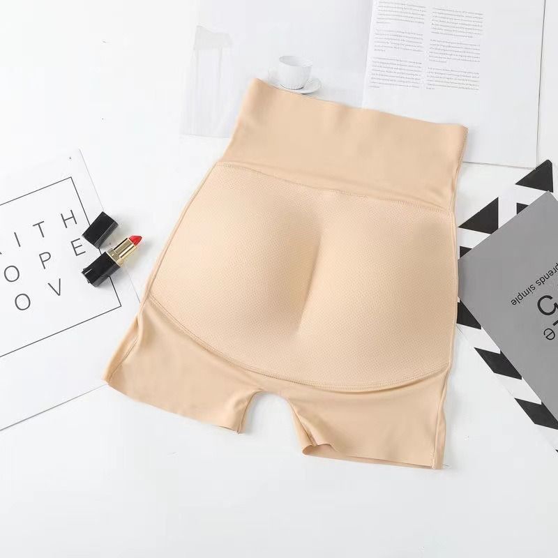 Butt Lifter Pants Women Fake Buttocks Plump Hips Body Shaping Panties Fake Ass Pad Shapewear Safety Shorts For Ladies