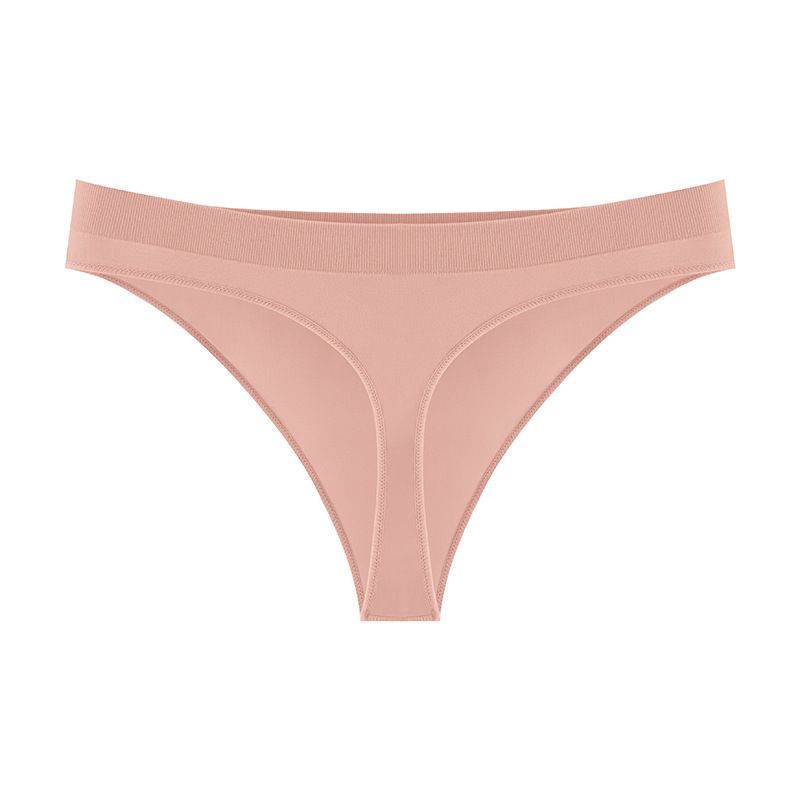 Women's Cotton Panties Seamless low Waisted Thongs Comfortable Sexy Female Underpants Panties Briefs Intimates Pantiesseamless  fitness sports panties low rise non-marking solid color briefs thong
