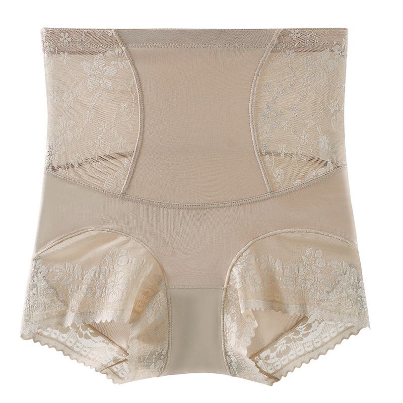 High Waist Lace Flat Belly Shorts For Women Slimming Panties Shapewear Tummy Control Underwear Female Hip Lifting Pants