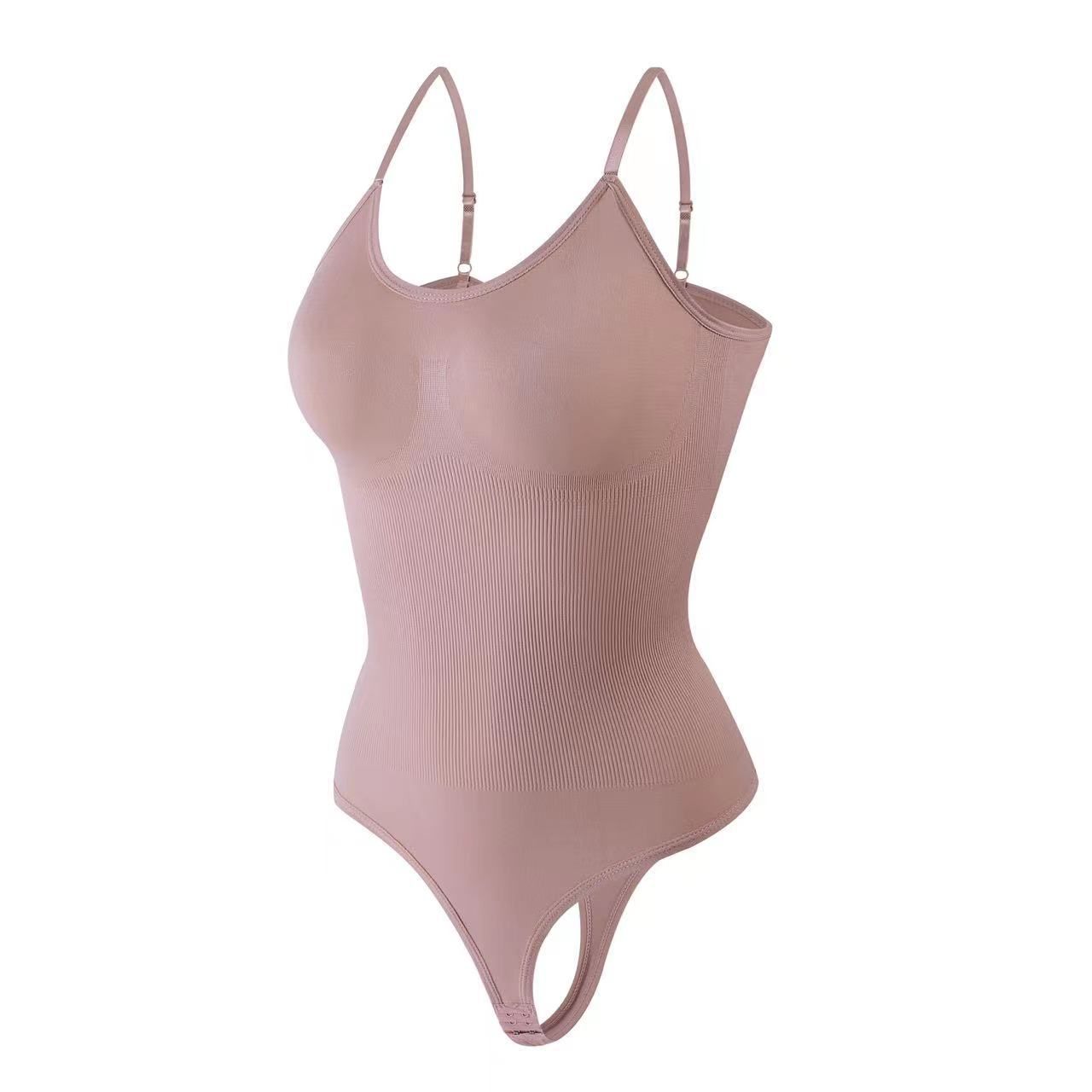1 Pcs  seamless shaping corset waist-cinching and hip-lifting  plus size lingerie High Quality Elastic Bodysuit for Women Tummy Control Shapewear Seamless Sculpting Thong Body Shaper Slimmer