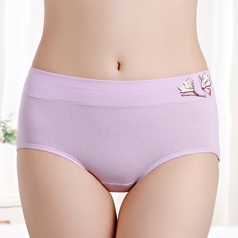 4Pcs/Set Cotton Panties Women's Underwear Briefs Girls Abdomenal Shapewear Female Underpants Sexy Lingeries