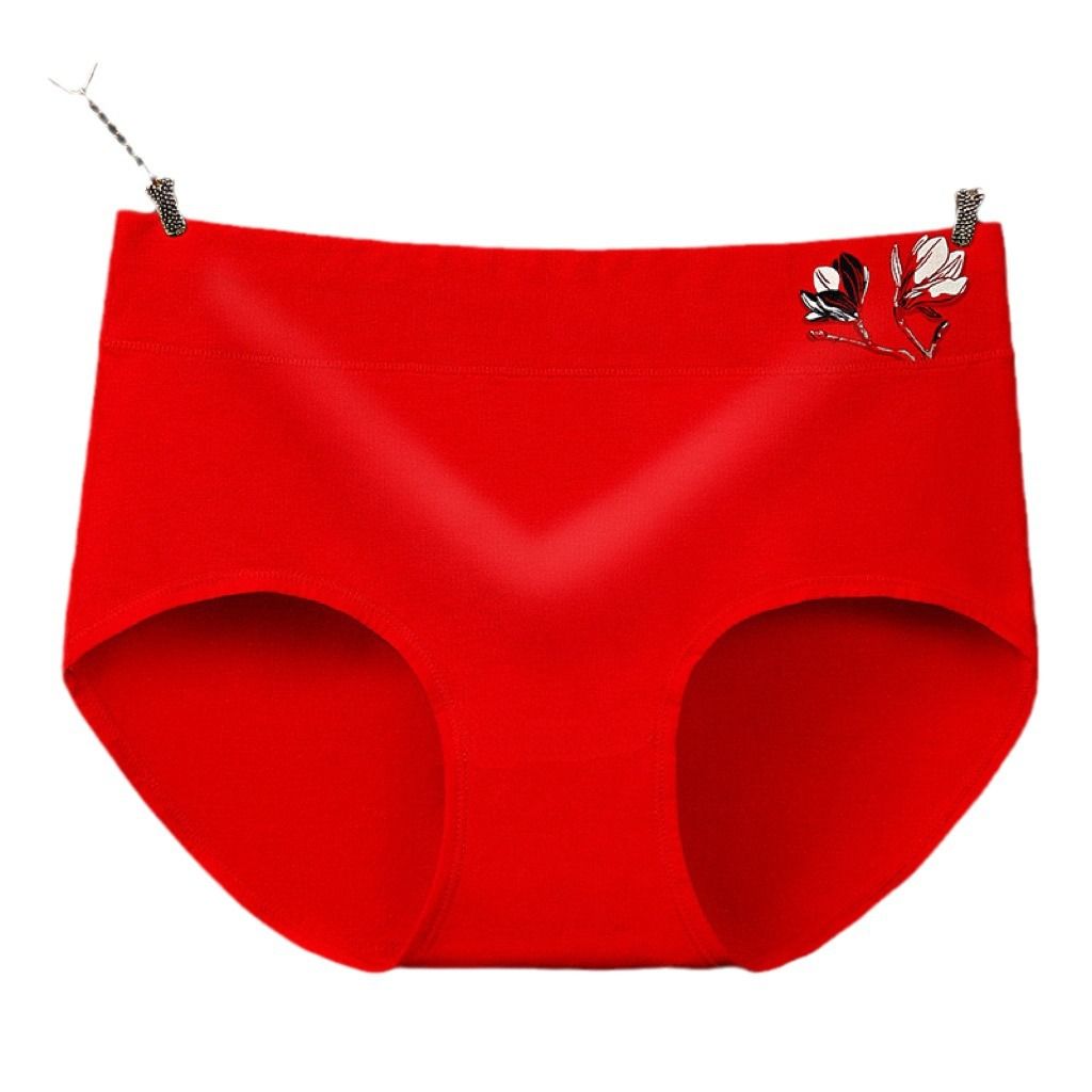 4Pcs/Set Cotton Panties Women's Underwear Briefs Girls Abdomenal Shapewear Female Underpants Sexy Lingeries