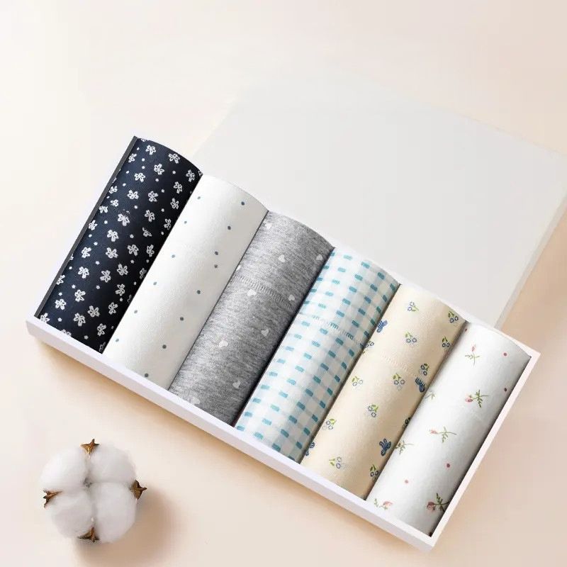 Breathable Women Underwear Lady Fashion Plus Size Panties Set Pack Boxer Briefs for Women Cotton Panties Woman Women's Lingerie