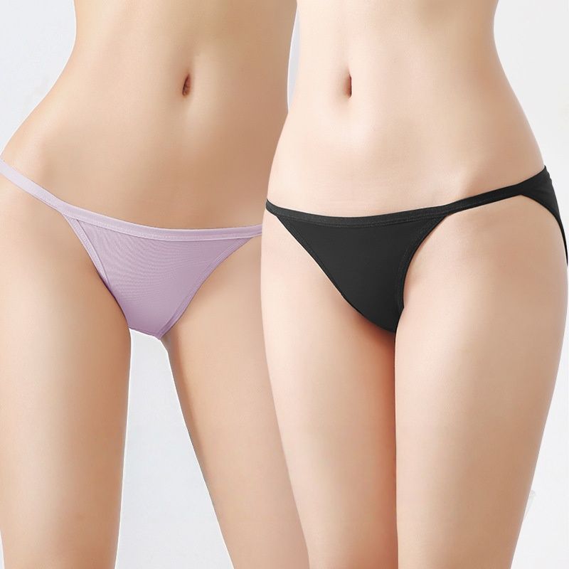 Cotton Panties Women Underwear Comfortable  Female  Low Waist Women's Cotton Briefs Panty Lingerie New low-waisted thin string sexy comfortable women's underwear, pure desire sexy triangle  underwear
