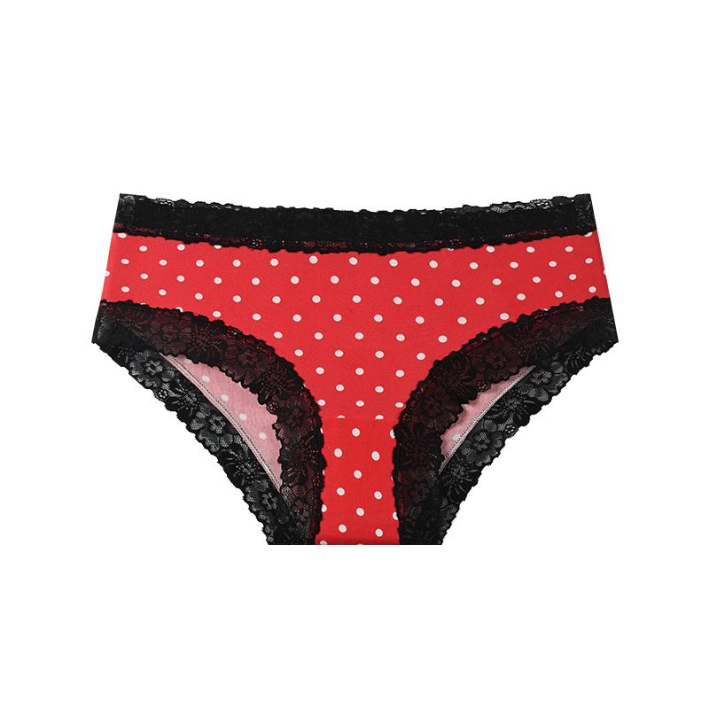 Underwear Women's Lace Edge Sexy Panties Gothic Style Lingerie Rose Skull Perso "Halloween Cross-Border Lace-Edged Women's Featuring A Bat And Spider Horror Party Theme In A Triangle Shape"