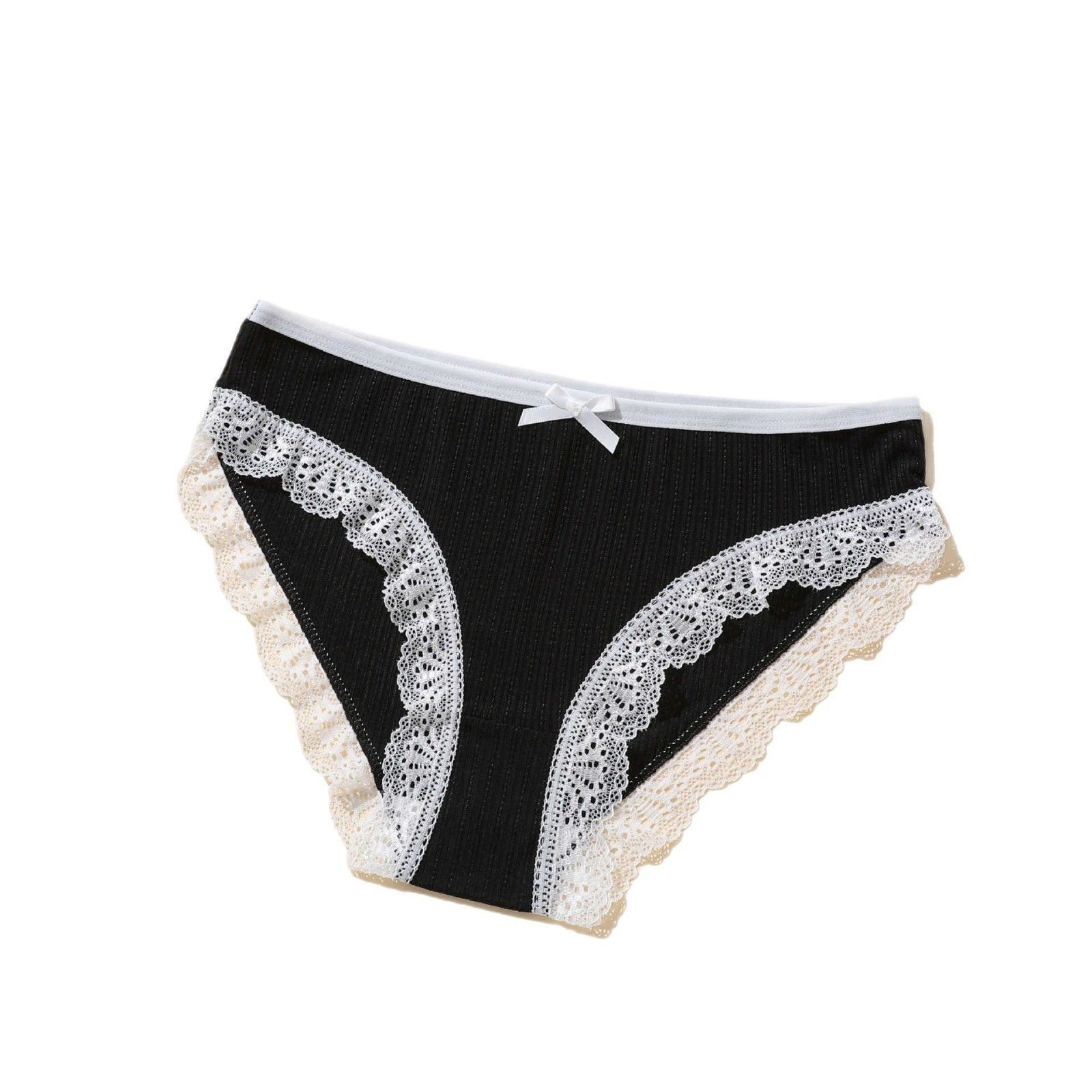 Womens Underwear Hipster  Briefs Low Waist Everyday Style Solid Sexy Panties Ladies Knickers Lingerie 4Pcs/set New polyester Barbie pattern women's triangle pants