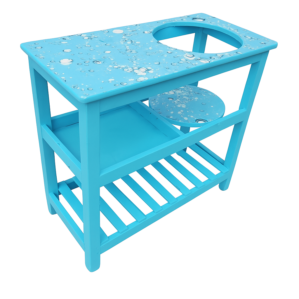[ANNIVERSARY OFFER!] Modern strong and classic kitchen table,Wooden strong Kitchen table with racks. suitable for 6KG cooking Meko
