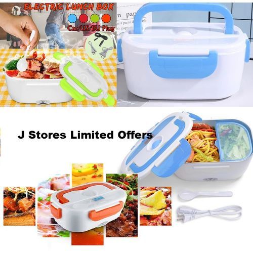 Electric Heated Lunch Box Food Warmer With Partitions