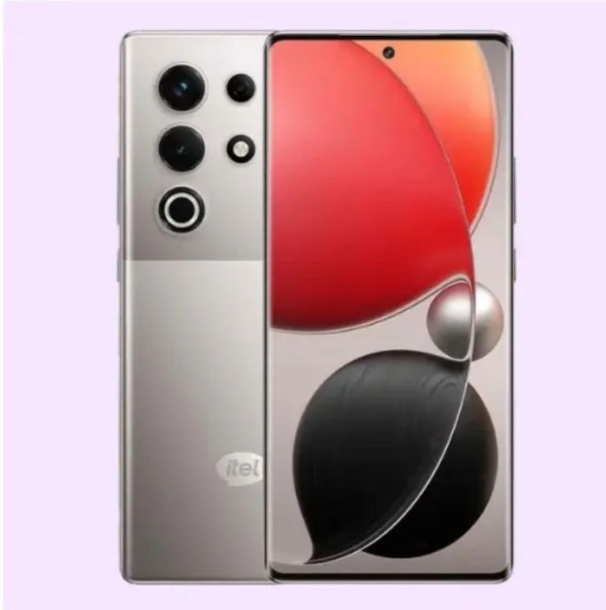 [Brand New] Itel S25 Ultra 256GB ROM+8GB RAM 50MP+32MP Camera 6.78" 120Hz AMOLED Display 5000mAh Battery Android Smart Phone IP64 Dust/Water Resistant RGB Ring Notifications Light