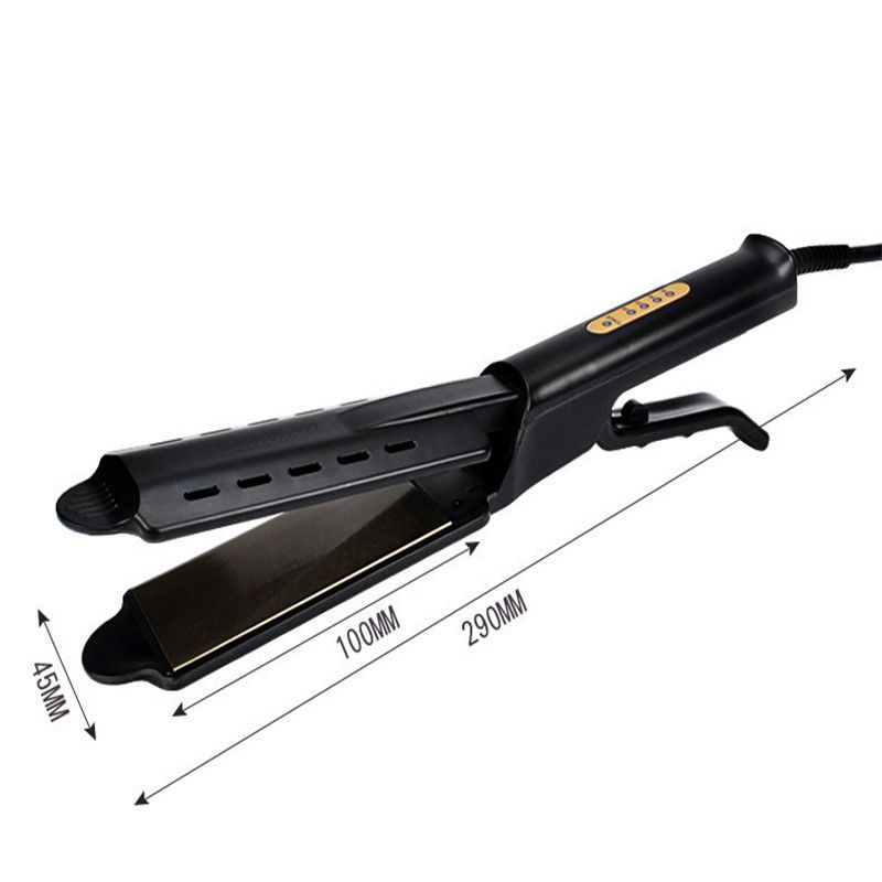 Hair Straightener Four-gear temperature adjustment Ceramic Tourmaline Ionic Flat Iron Curling iron Hair curler For Women hair
