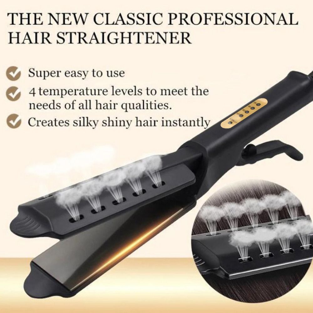 Hair Straightener Four-gear temperature adjustment Ceramic Tourmaline Ionic Flat Iron Curling iron Hair curler For Women hair
