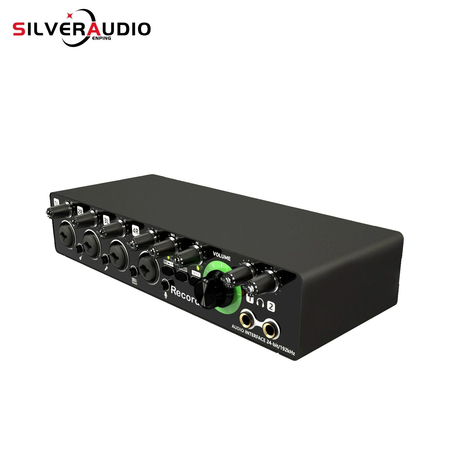 MD44 Mini 24Bit 192 kHz Mixer DJ Console recording Sound Card for Podcasting Studio musical instrument