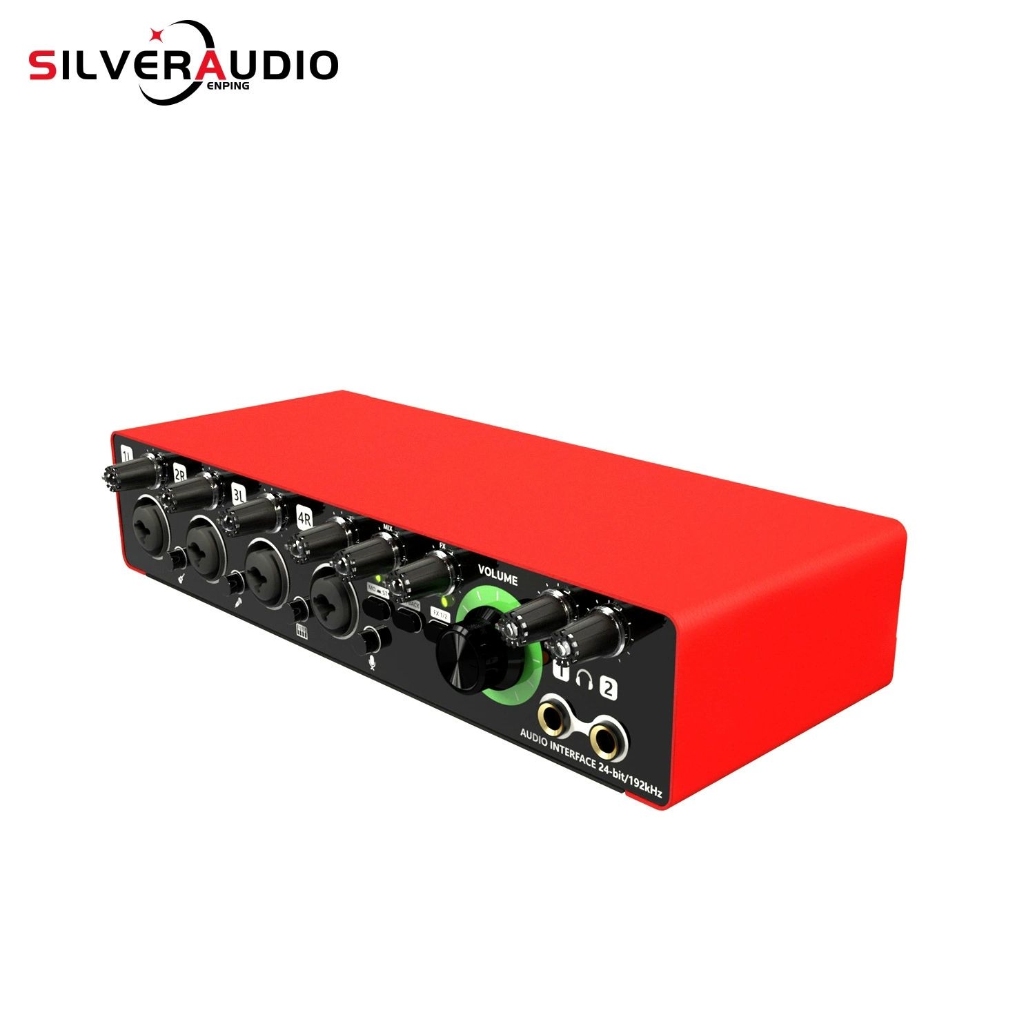 MD44 Mini 24Bit 192 kHz Mixer DJ Console recording Sound Card for Podcasting Studio musical instrument