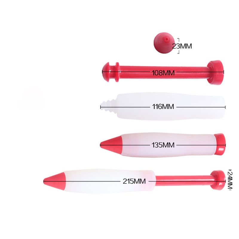 1pcs Silicone Food Writing Pen Chocolate Decorating Pen Cake Mold Fondant Cake Cream Decorating Tools