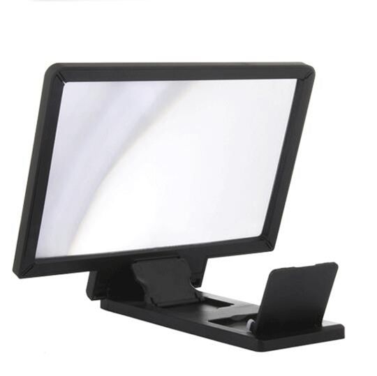 3D Mobile Phone Screen Magnifier HD Video Amplifier Stand Bracket With Movie Game Magnifier Folding Phone Desk Holder