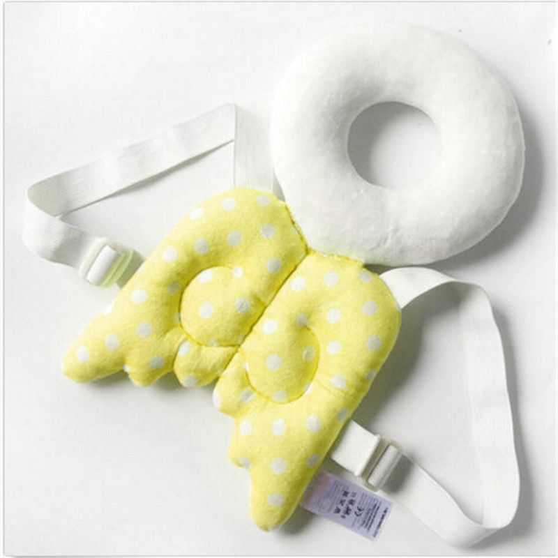 Baby Head Protection Pad Toddler Headrest Pillow Baby Neck Cute Wings Nursing Drop Resistance Cushion