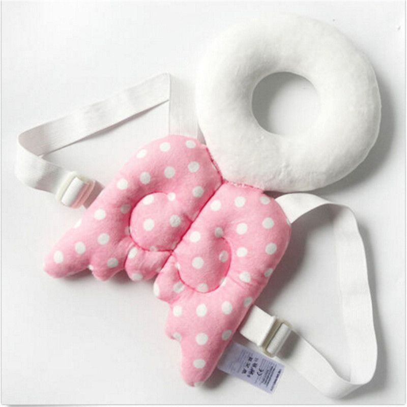 Baby Head Protection Pad Toddler Headrest Pillow Baby Neck Cute Wings Nursing Drop Resistance Cushion