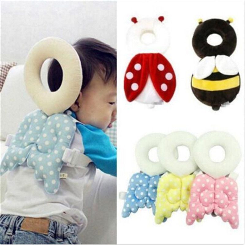 Baby Head Protection Pad Toddler Headrest Pillow Baby Neck Cute Wings Nursing Drop Resistance Cushion