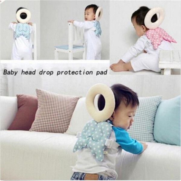 Baby Head Protection Pad Toddler Headrest Pillow Baby Neck Cute Wings Nursing Drop Resistance Cushion