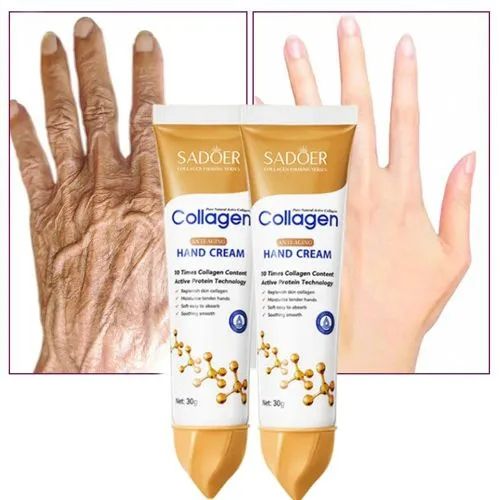 Collagen Anti-wrinkle Hand Cream Skin Soften Nourish Anti-drying Whitening Moisturizing African Skin Care Cracked Repair Products Hand Creams & Lotions