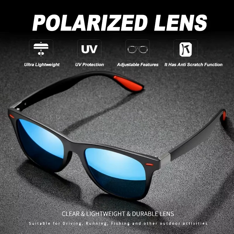 Night Vision Glasses PC Frame Polarized Sunglasses Men Outdoor Sport Sun Glasses Day Night Vision Driver Night Glasses Goggles