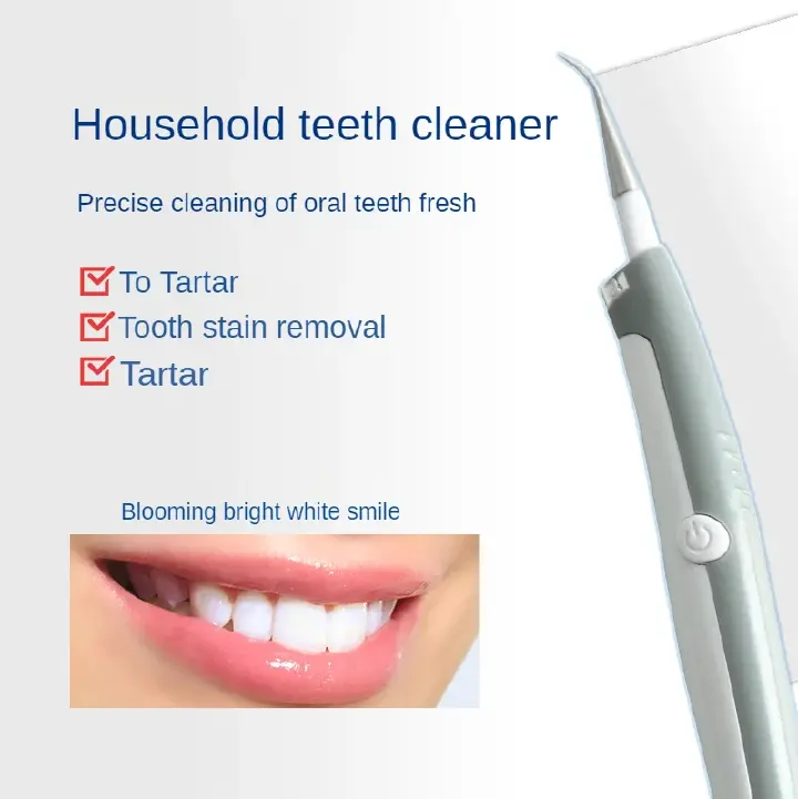 Portable Electric Sonic Dental Scaler Tooth Cleaner Calculus Stains Tartar Remover Dentist Teeth Whitening Tool Sonic vibration