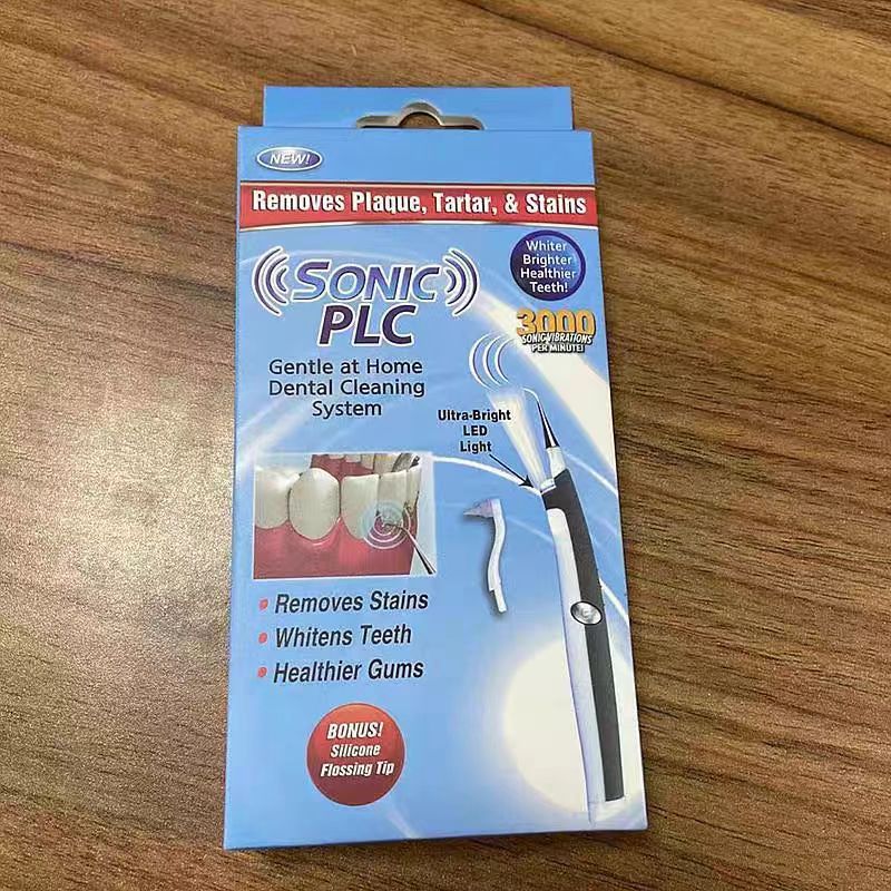 Portable Electric Sonic Dental Scaler Tooth Cleaner Calculus Stains Tartar Remover Dentist Teeth Whitening Tool Sonic vibration