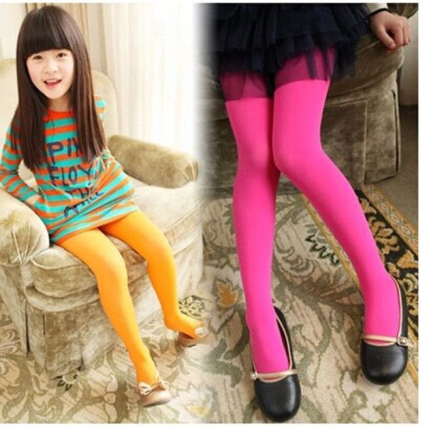 Spring Summer Autumn Candy Color Children Dance Tights Baby Girls Kids Velvet Stockings Pantyhose Tights for girls Birthday Gift