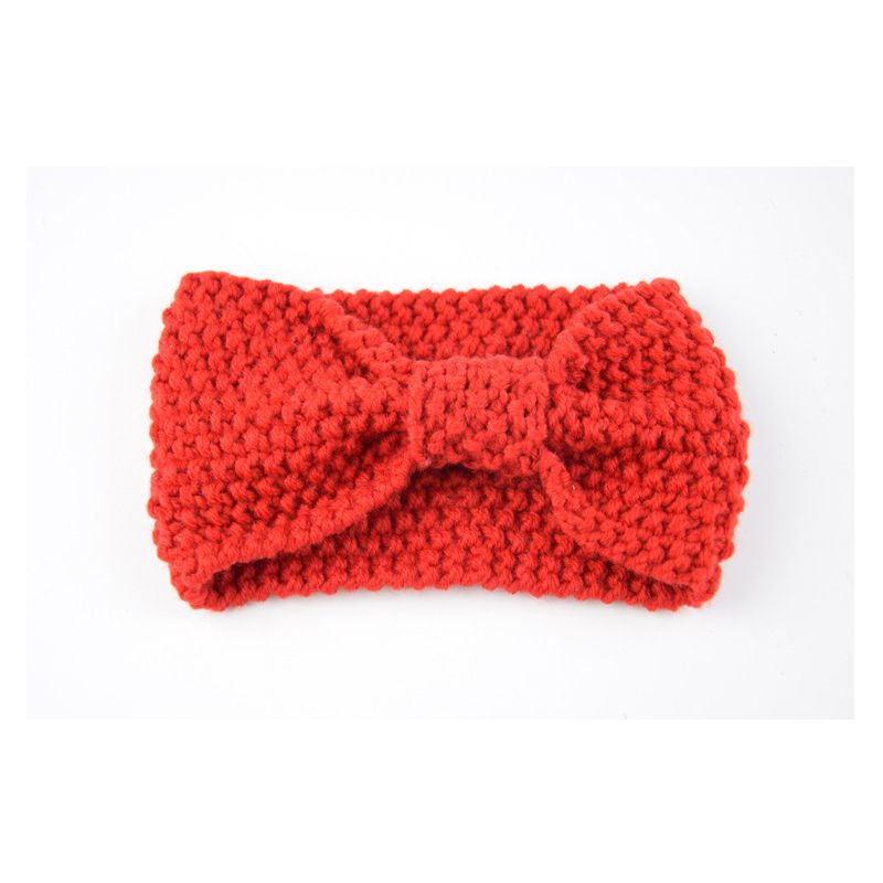 Women Warmer Ear Knitted Bow Headbands Hair Bands Wide Stretch Hairbands Turban Headwear Headwraps Lady Fashin Hair Accessories
