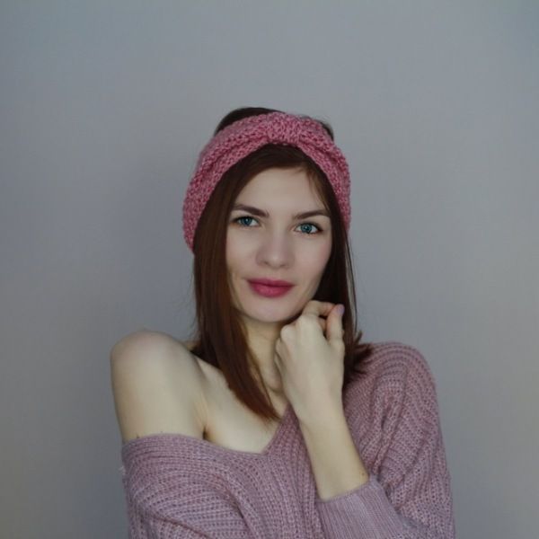 Women Warmer Ear Knitted Bow Headbands Hair Bands Wide Stretch Hairbands Turban Headwear Headwraps Lady Fashin Hair Accessories