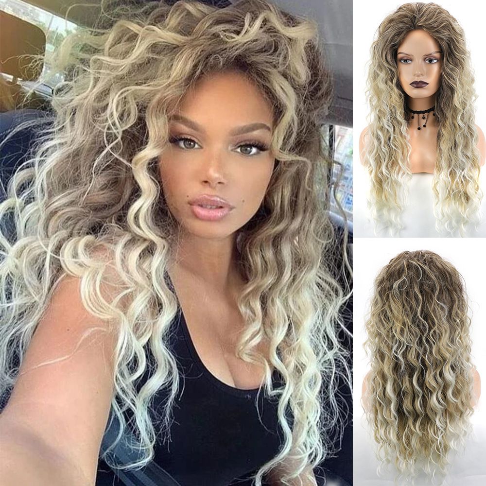 Kinky Coily Afro Wig - Voluminous Synthetic Hair with Breathable Net Cap | Heat Resistant & Tangle-Free for Textured Hair