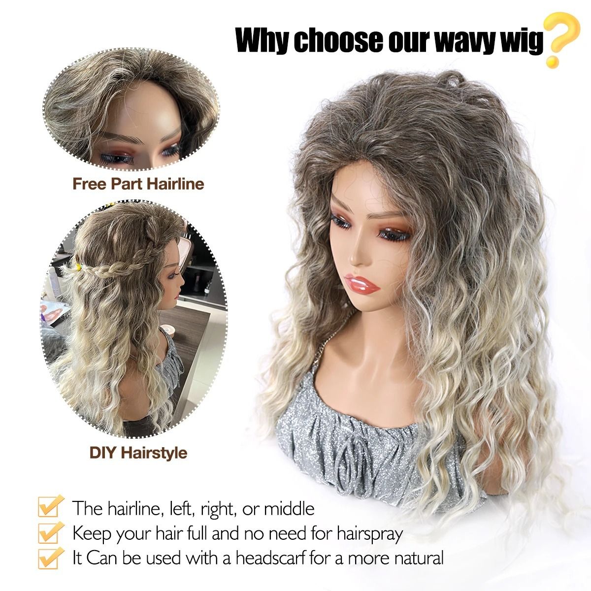 Kinky Coily Afro Wig - Voluminous Synthetic Hair with Breathable Net Cap | Heat Resistant & Tangle-Free for Textured Hair
