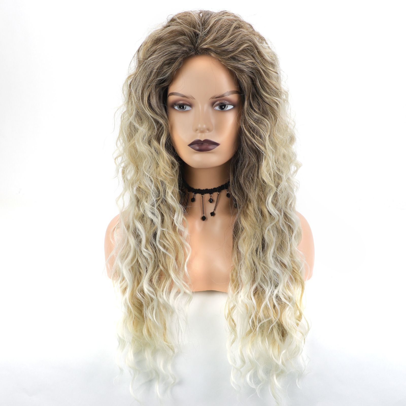 Kinky Coily Afro Wig - Voluminous Synthetic Hair with Breathable Net Cap | Heat Resistant & Tangle-Free for Textured Hair