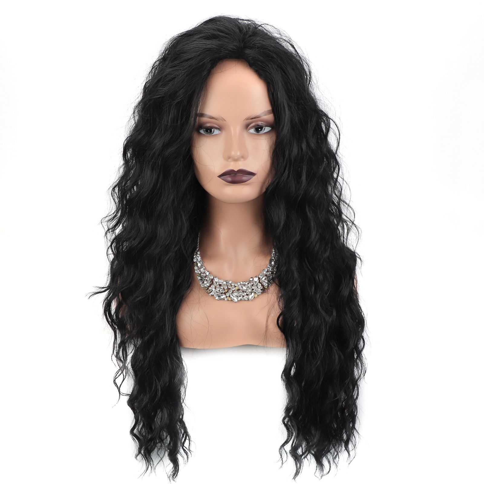 Kinky Coily Afro Wig - Voluminous Synthetic Hair with Breathable Net Cap | Heat Resistant & Tangle-Free for Textured Hair