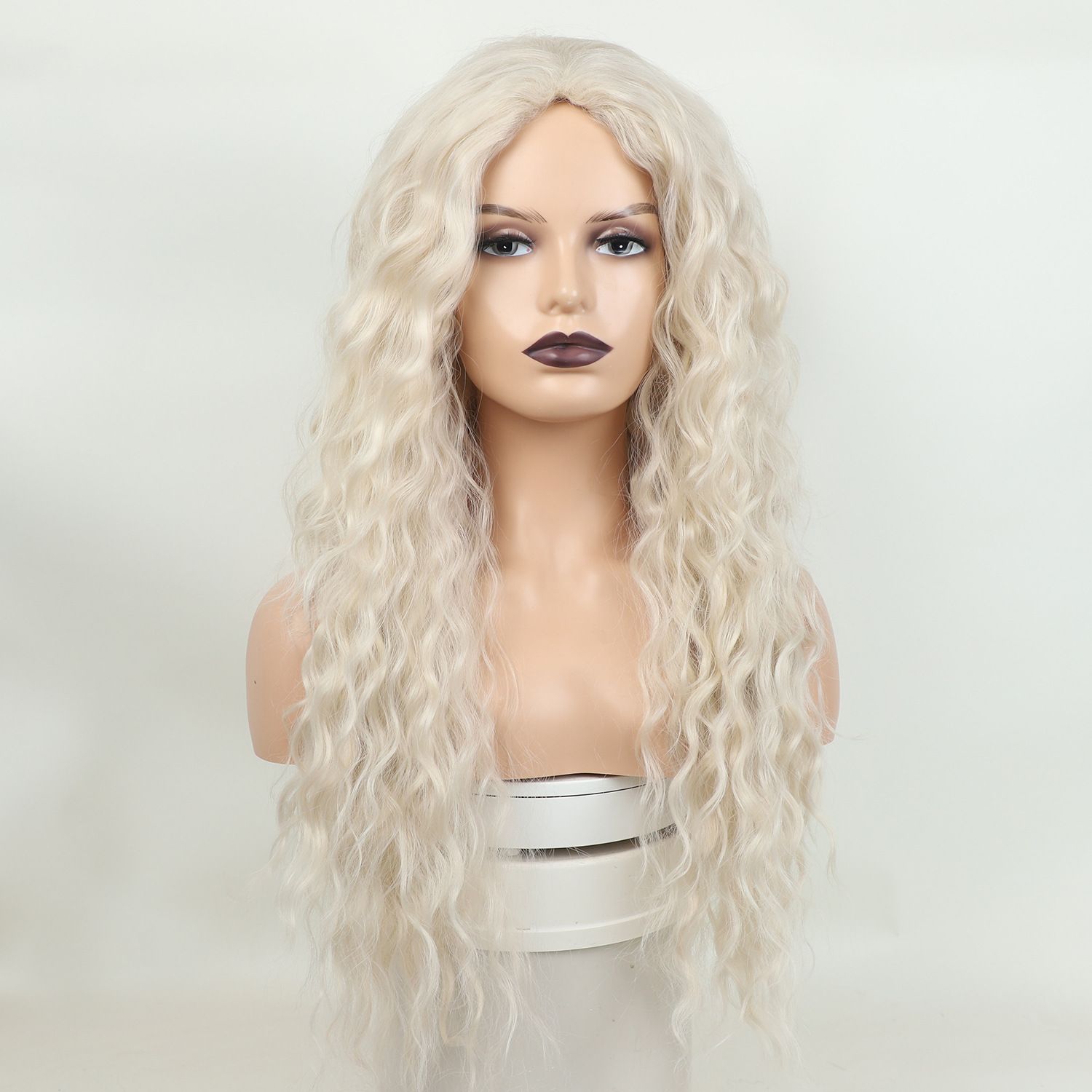 Kinky Coily Afro Wig - Voluminous Synthetic Hair with Breathable Net Cap | Heat Resistant & Tangle-Free for Textured Hair