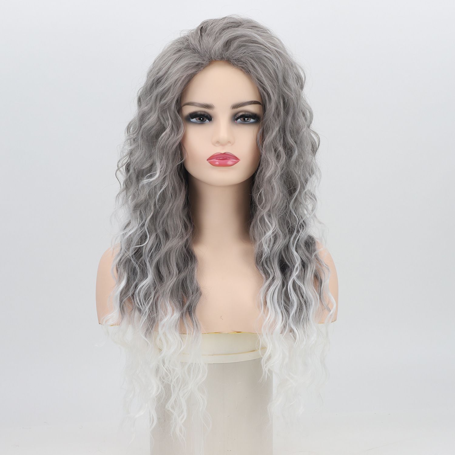 Kinky Coily Afro Wig - Voluminous Synthetic Hair with Breathable Net Cap | Heat Resistant & Tangle-Free for Textured Hair