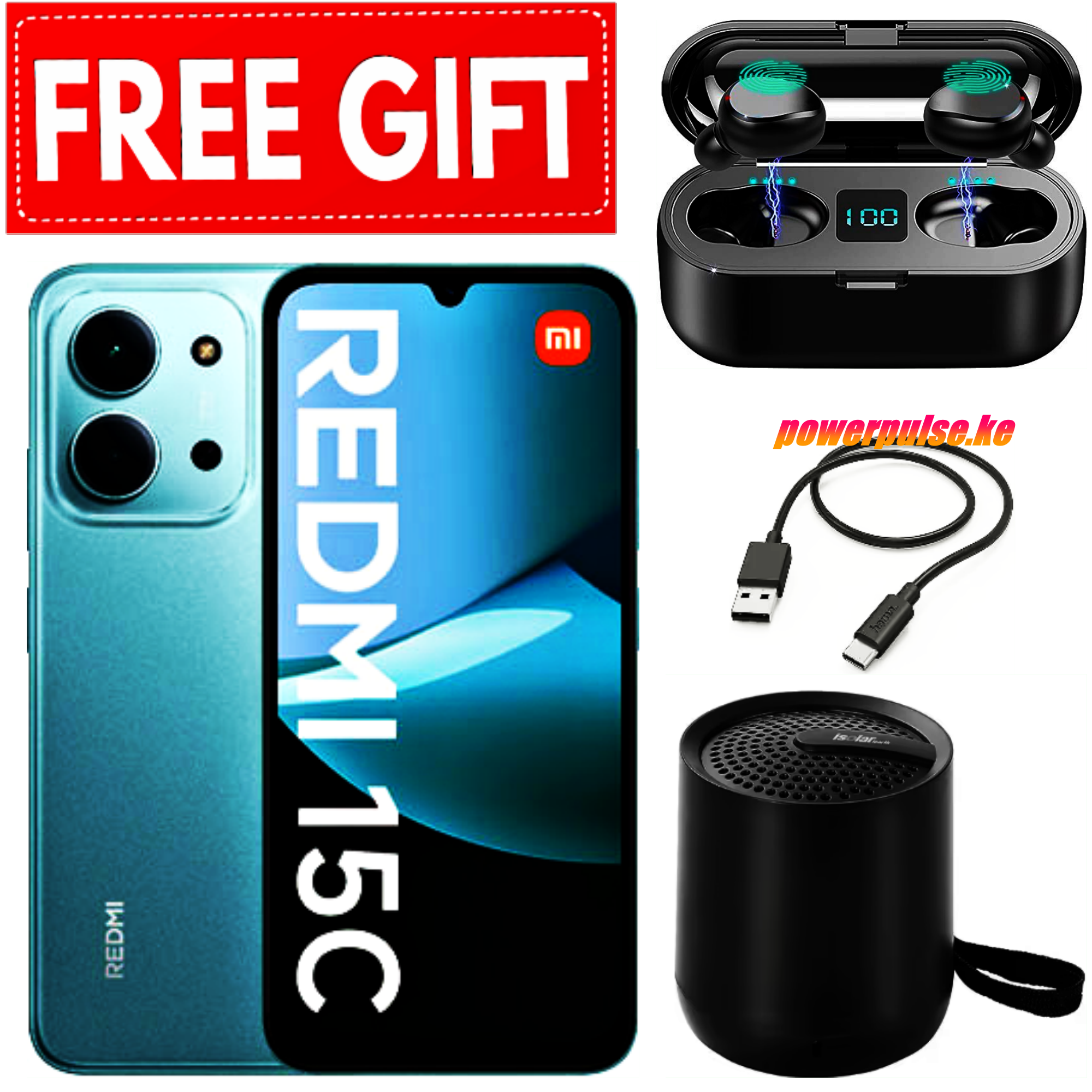 [NEW ARRIVALS] REDMI 15C 128GB ROM 8(4+4)GB RAM 6.9'' LCD 50MP Main Camera 8MP selfie camera 6000mAh 33W Fast Charger Android 15 Xiaomi Hyper OS 2 Mediatek Side Fingerprint -Smartphones+FREEBIES