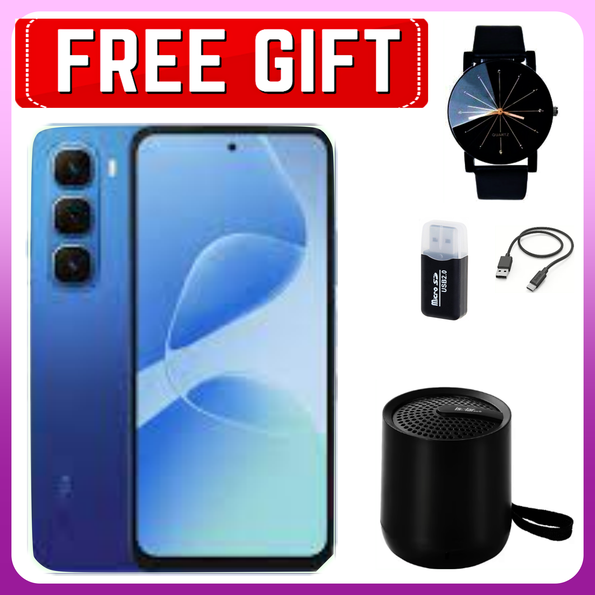 Black Friday Deals!! Infinix Hot 60i 8(4+4)GB RAM+128GB 6.7'' 120Hz 4G Slim Phone Dual SIM 5160mAh 45W Fast Charging 50MP Camera Side Fingerprint Lock G81 Ultimate One-Tap AI Smart Phones+FREE GIFTS