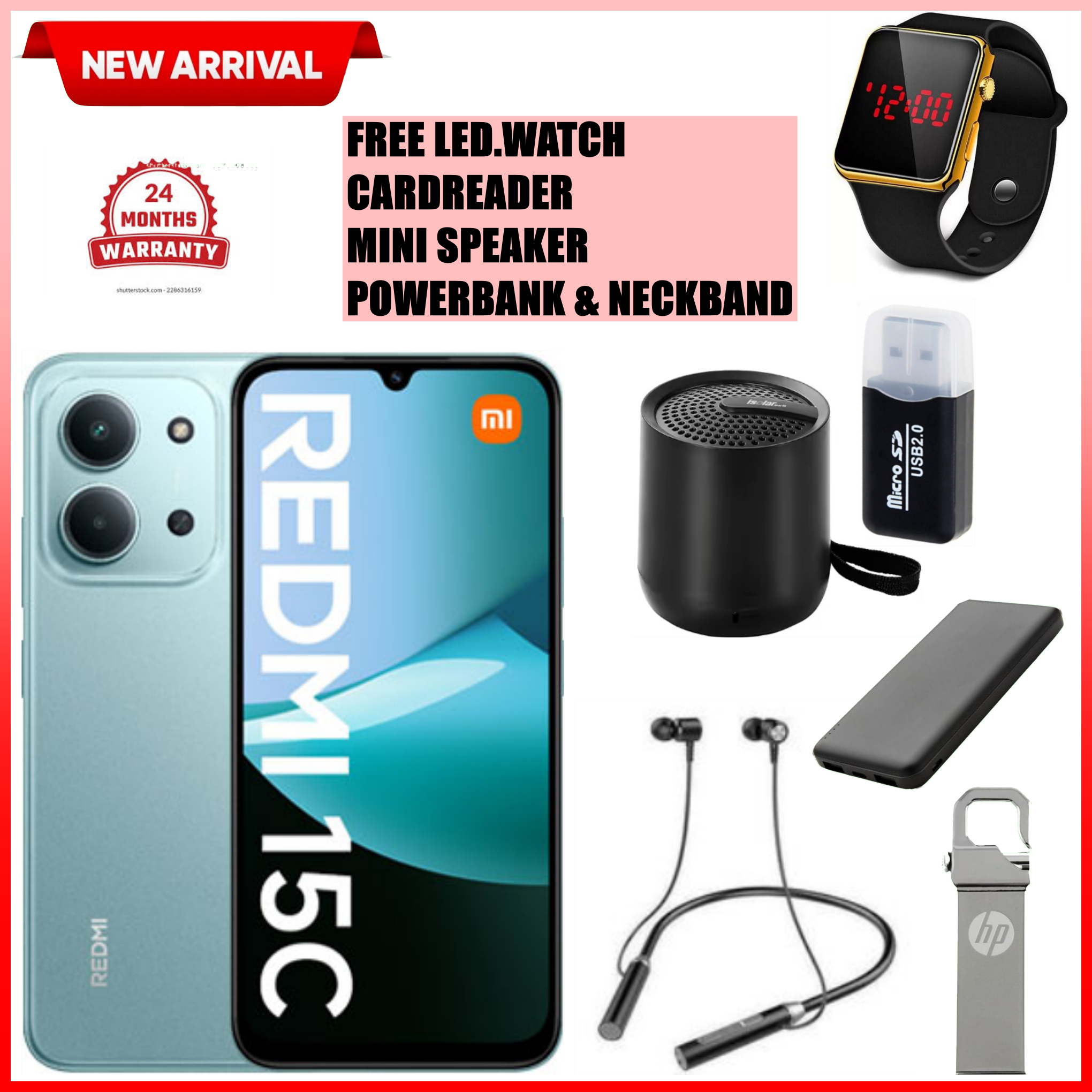 [NEW ARRIVALS] REDMI 15C 128GB ROM 8(4+4)GB RAM 6.9'' LCD 50MP Main Camera 8MP selfie camera 6000mAh 33W Fast Charger Android 15 Xiaomi Hyper OS 2 Mediatek Side Fingerprint -Smartphones+FREEBIES