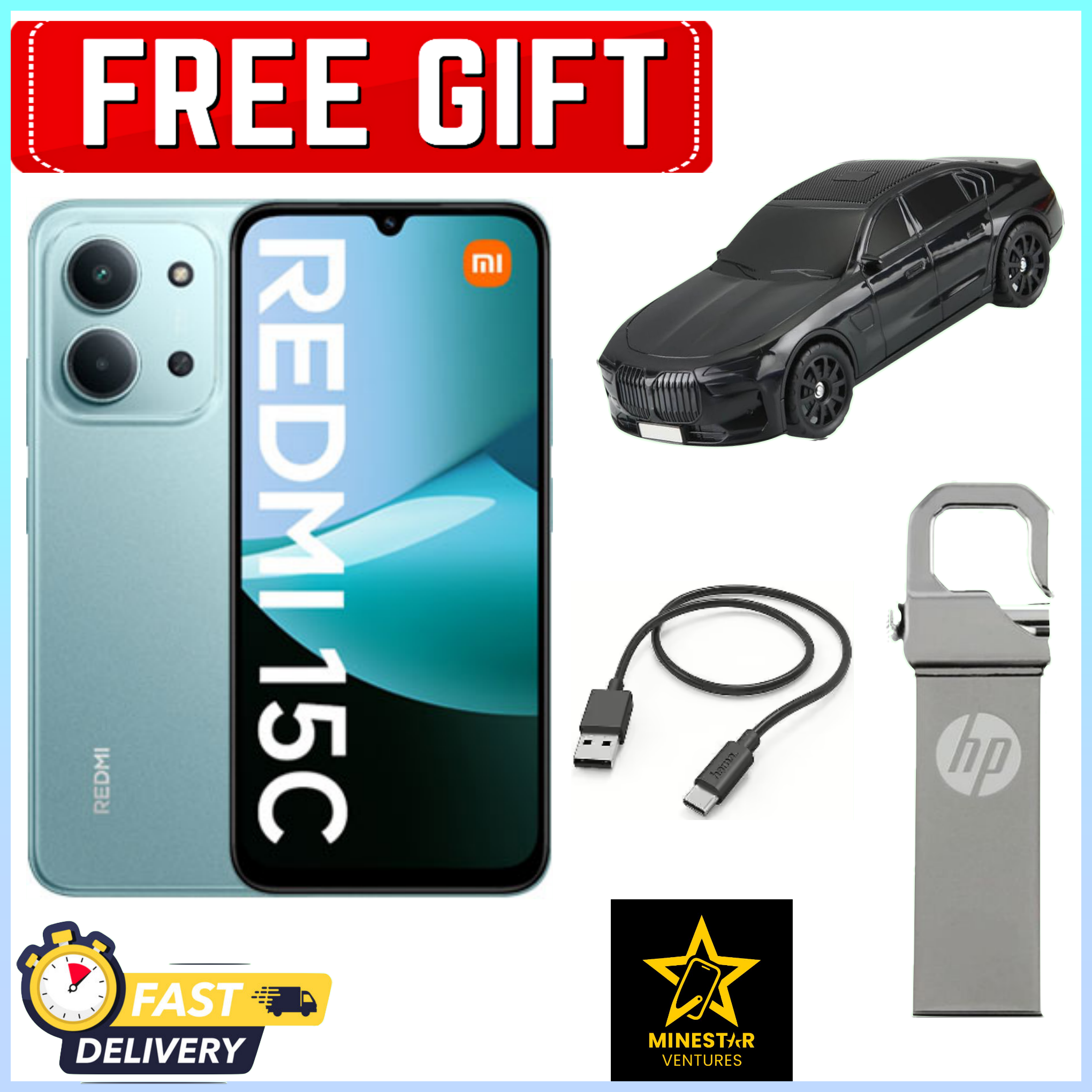 BLACK NOVEMBER!!!! DEALS REDMI 15C 128GB ROM 8(4+4)GB RAM 6.9'' LCD 50MP Main Camera 8MP selfie camera 6000mAh 33W Fast Charger Android 15 Xiaomi Side Fingerprint -Smartphones+FREEBIES