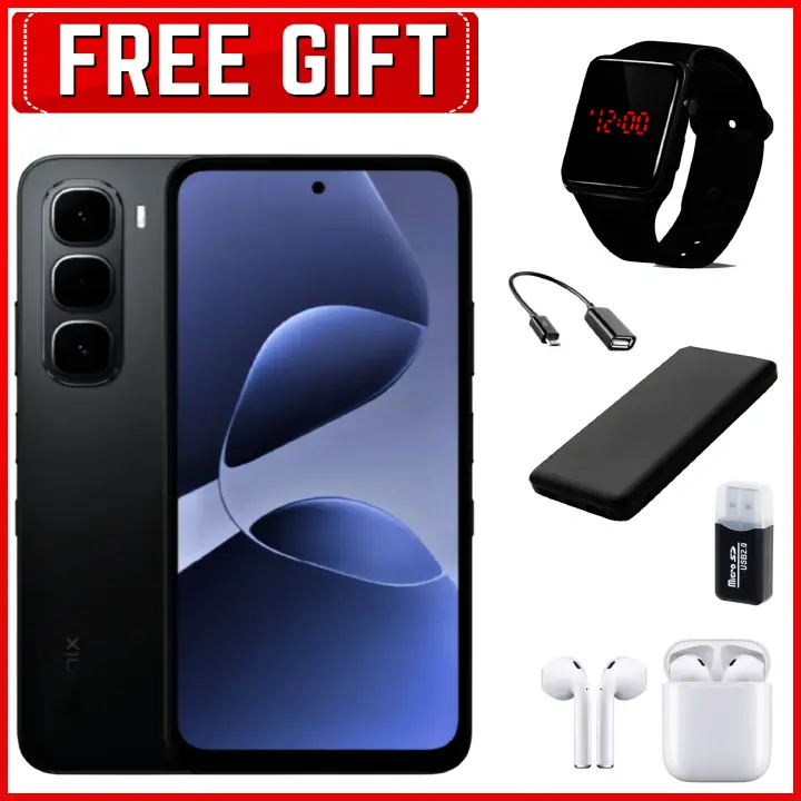 Black November Deals! Brand New Infinix Hot 60i 6.7 Inches, 4GB RAM+128GB ROM, 5160 MAh Battery,50MP Rear & 8MP Selfie Camera, Dual SIM, Fingerprint Sensor (Side-Mounted), IPS LCD Screen - Smartphones