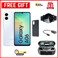LIMITED TIME DEALS!! Samsung Galaxy A06 128GB/64GB+4GB MTK Helio G85 (12nm) 50MP Dual Camera 6.7" Large Display 5000mAh 25W Type-C Charge Android 14 Smart Phones Side Samsung A06, a06 samsung