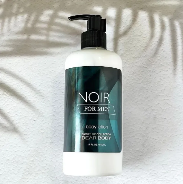 NOIR FOR MEN body lotion Signature collection DEAR BODY